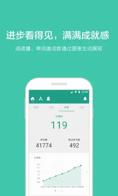 扇贝阅读 android App screenshot 1